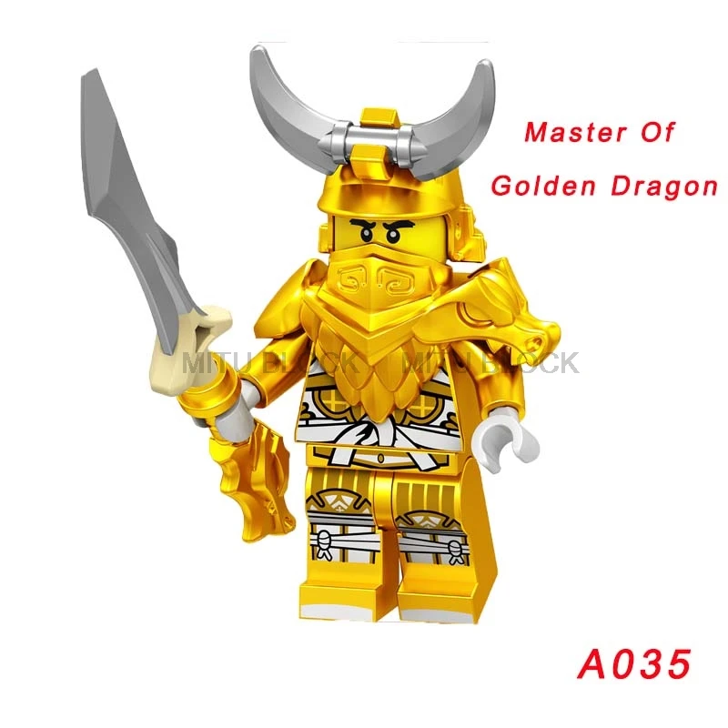 

Building Blocks Chew Toy Wu Lloyd Iron Baron Master Of The Golden Dragon Harumi Muzzle Christmas Toys