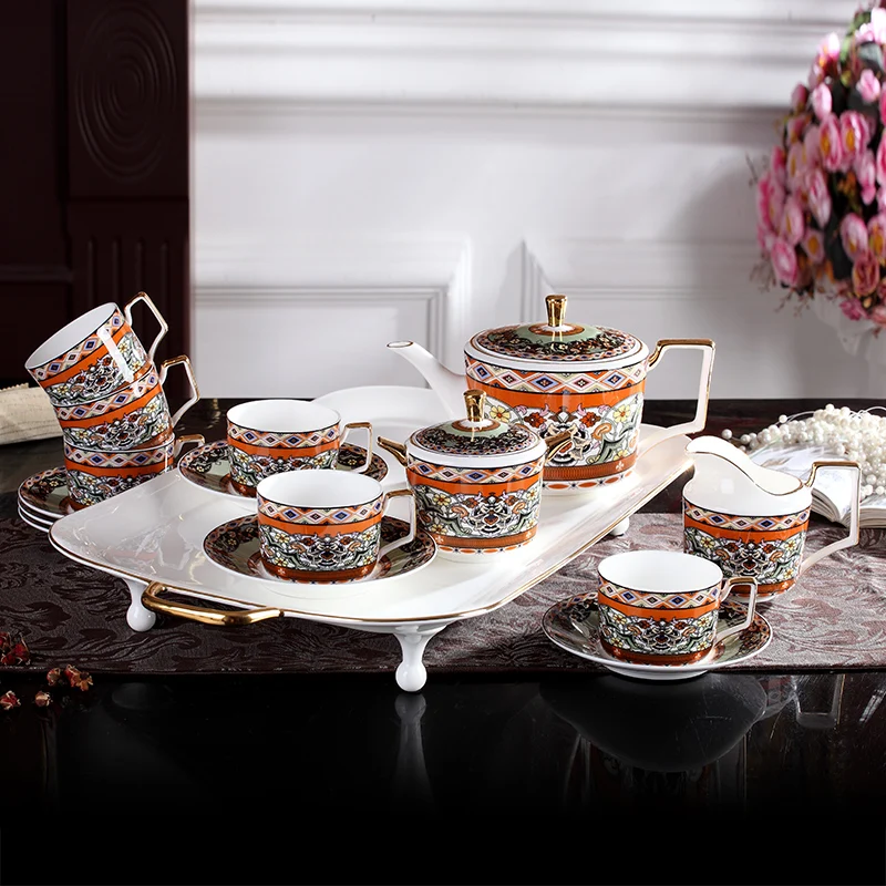 English Afternoon Tea set Bone China Coffee Cup set