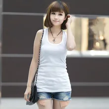 Модная женская однотонная короткая хлопковая футболка без рукавов, топы, сексуальные Базовые Футболки с низким вырезом, топы