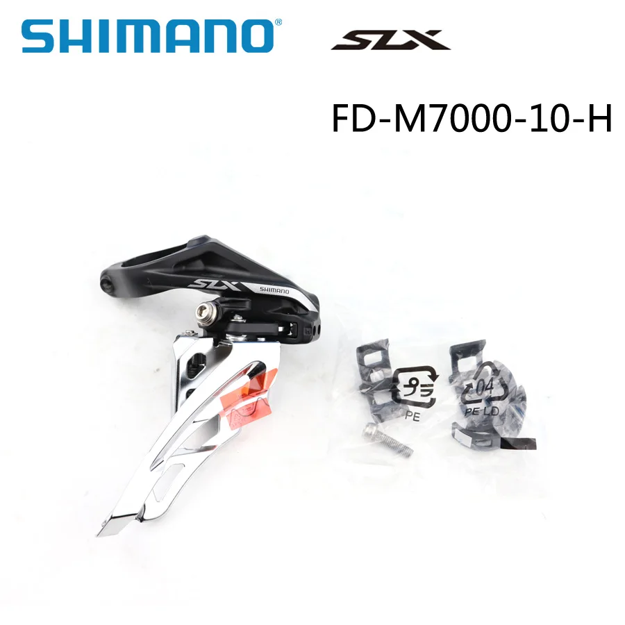 SHIMANO SLX FD-M7000 передний переключатель 3x10 Скорость Оригинальная коробка MTB переключатели M7000-10-H/M7000-10-D/M7000-10-E велосипед Запчасти