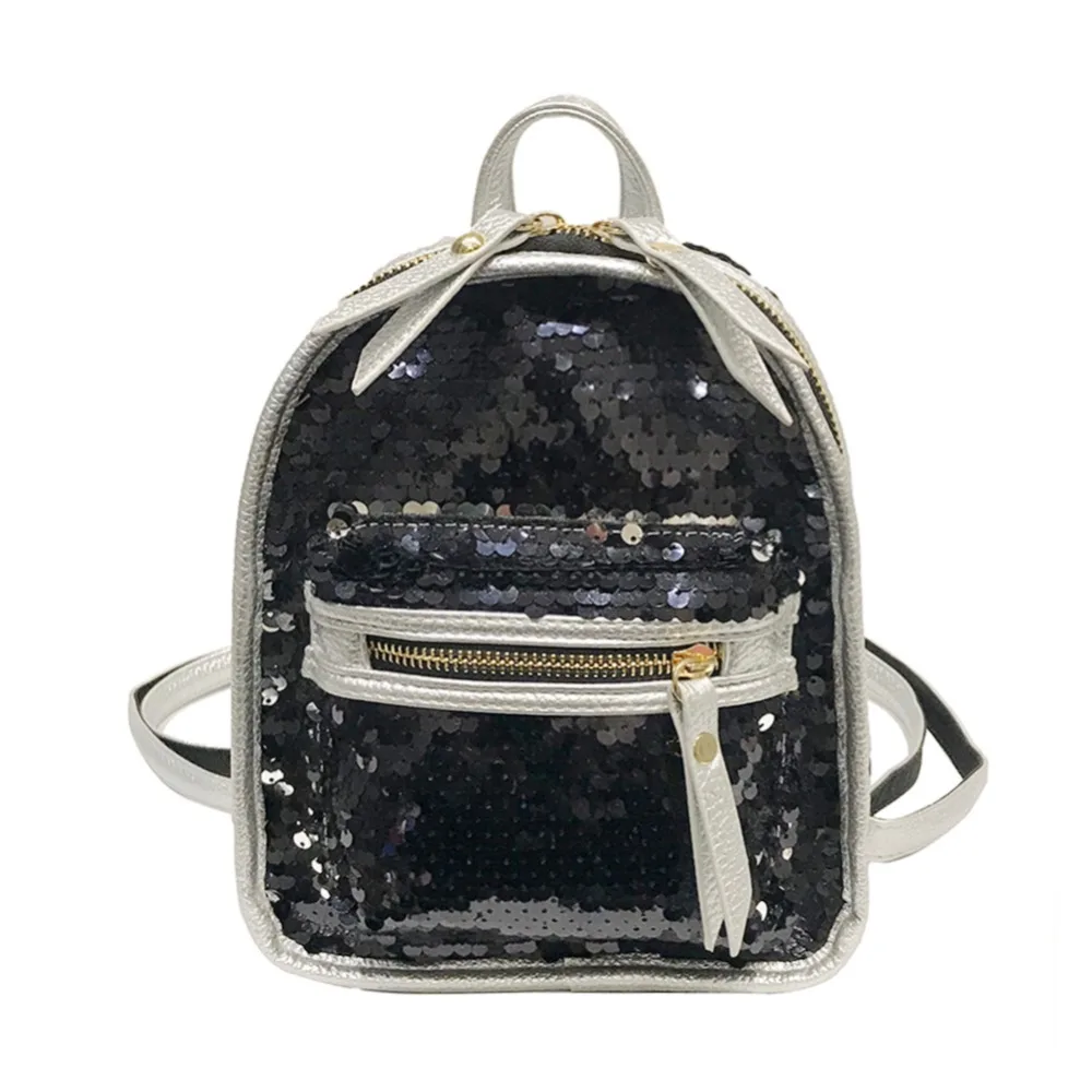 

Fashion Girl Sequins School Bag Travel Shoulder Bag Backpack Travel Casual School Shoulder Bag for Teenager Girls Women