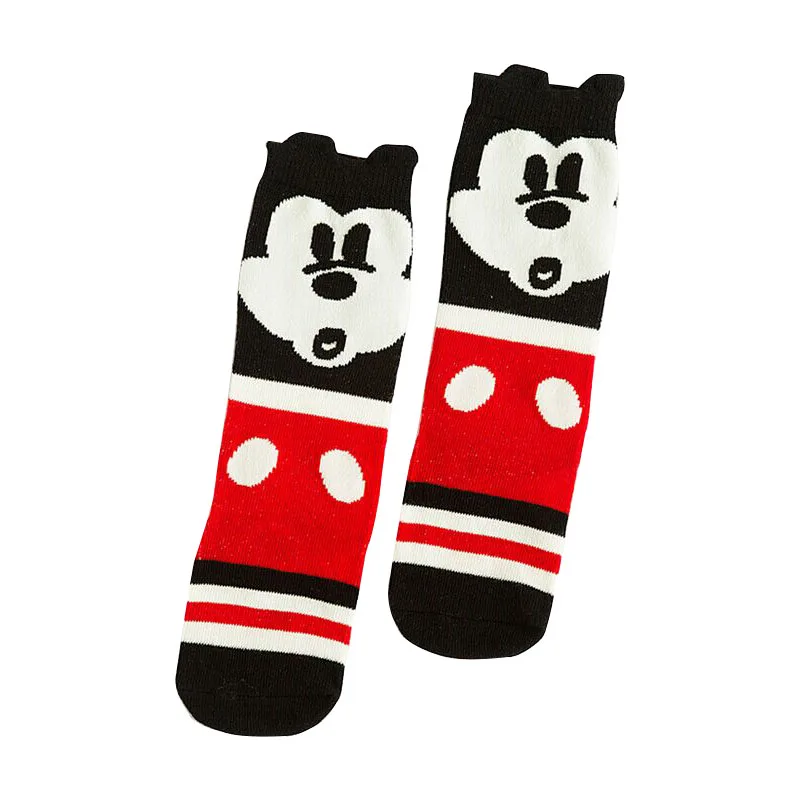 

Kids Knee High Cartoon Mouse Socks For Baby Autumn Winter Knitted Children Unisex Baby Socks Hose For