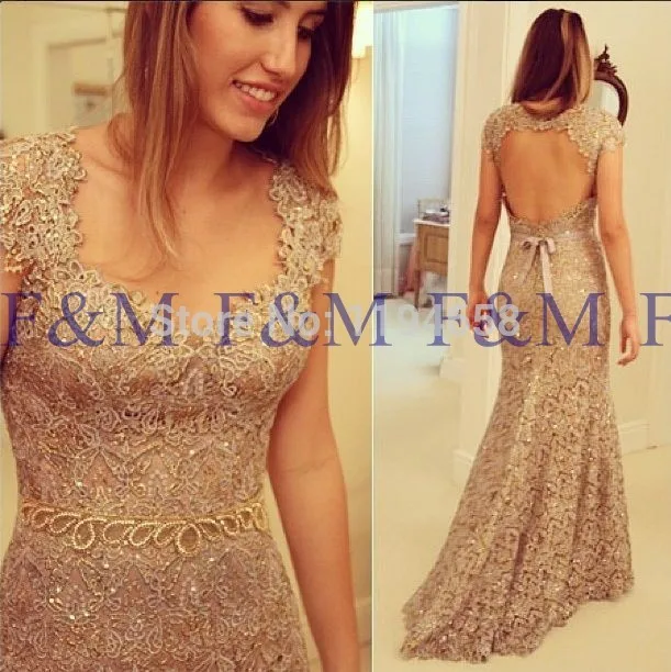 2016 Fitted Sexy Lady New Fashion Classic Mermaid Key Hole Back Cap Sleeve Lace Top Quality