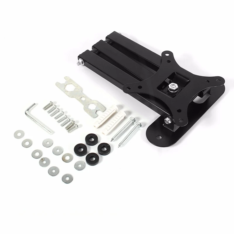 DOITOP تلسكوبي التلفزيون حامل القوس ل 10 ~ 26 بوصة LCD LED PC رصد جدار جبل قوس الزاوية الميل قطب التلفزيون حامل رصد الذراع