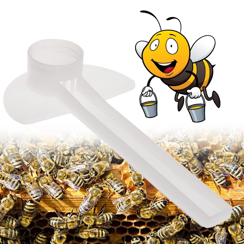 

10 pcs Plastic Beehive Beekeeper Beekeeping Honey Feeding Feeder Pets Feeding Tools Beehive Tool Beekeeper Bee Drinkers