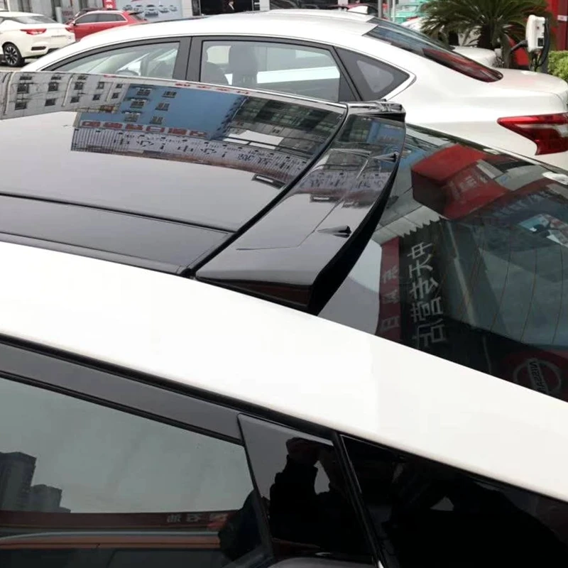 

For 2019 New Nissan Altima Teana Rear Window Roof Spoiler ABS Material Primer Color Car Tail Wing Decoration