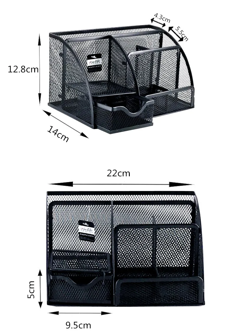 Металлическая сетка для хранения для дома и офиса, принадлежности для стола, органайзер, канцелярский держатель, чехол-подставка, декор для офисного стола, аксессуары