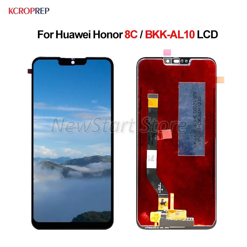 

For Huawei Honor 8C LCD Display Touch Screen Digitizer Assembly With Frame 6.26" For Honor 8C BKK-AL10 lcd Replacement Accessory