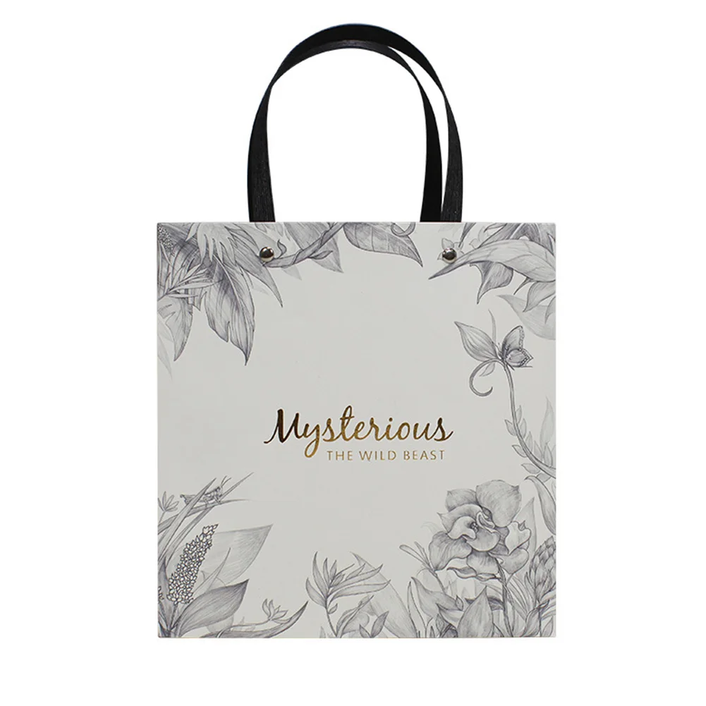 

Mother's Day With Handle DIY Portable Wedding Packaging Candy Case Food Pack Party Supplies Gift Bag Paper Recyclable Birthday