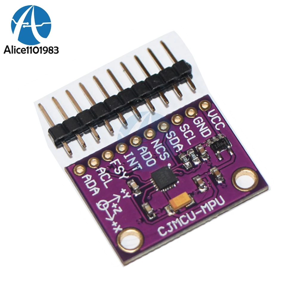 

MPU9250 Integrated 9DOF 9-Axis Nine Axis Attitude Accelerometer Gyro Magnetic Field Sensor For Arduino Sensor Mpu-9250