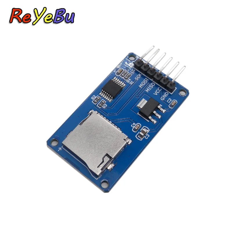 

Micro SD Card Adapter Module SPI Interface Mini TF Card Reader For Arduino