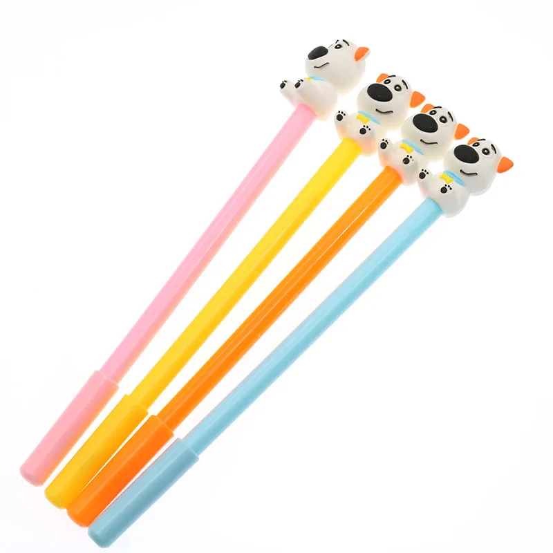 

4 Pieces / Set Of Creative Cartoon Cute Puppy Gel Pen Stationery Pen Tool Writing School Stationery Boy Girl Supplies Gifts