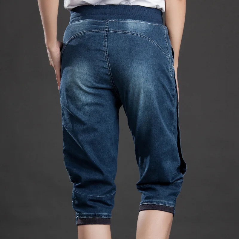 

2019 new summer Jeans woman plus size 5XL Harem haute foreign seven point denim pants women casual Trousers women jean femme