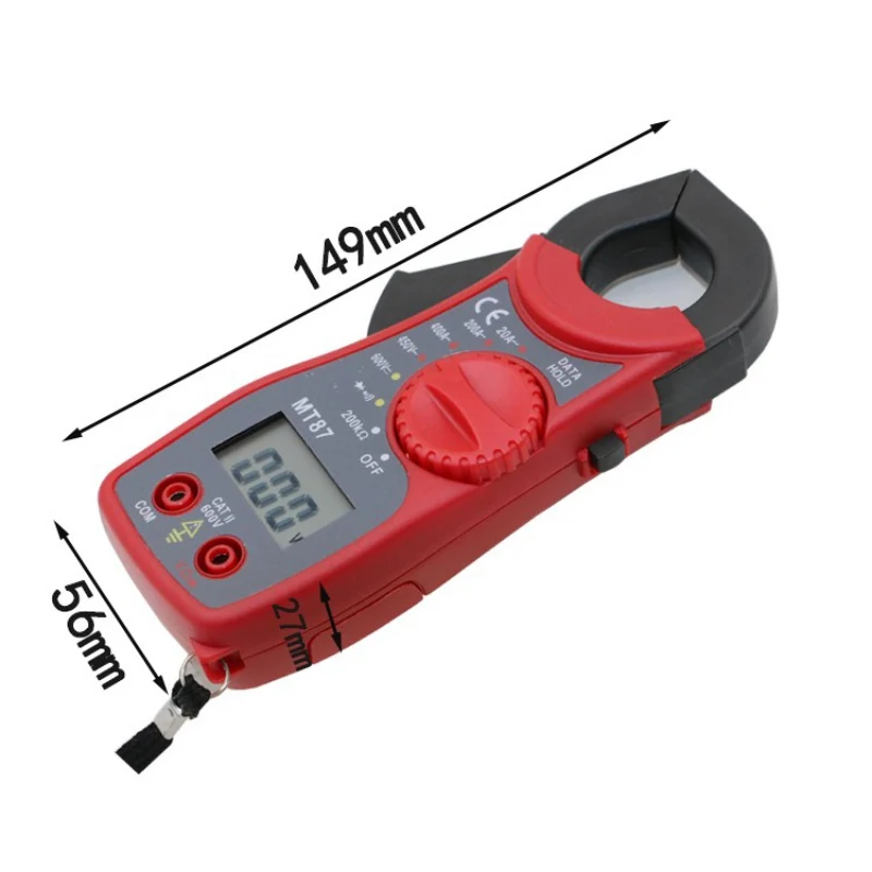 Амперметр ACV/DCV Амперметр ACA Автоматический диапазон измерения большой емкости ЖК-цифровой клещи