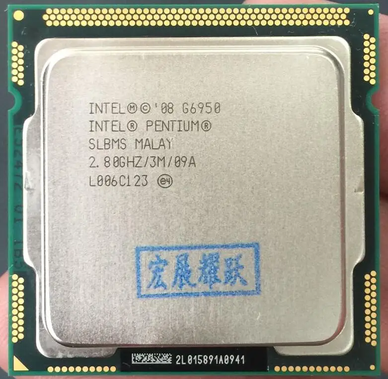 

Intel Pentium Processor G6950 (3M Cache, 2.80 GHz) LGA1156 Desktop CPU 100% working properly Desktop Processor
