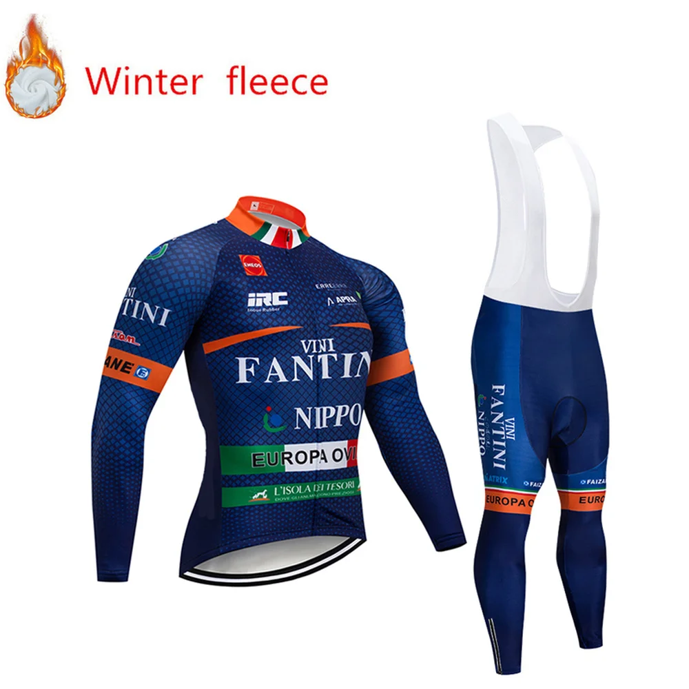Зимняя одежда для велоспорта VINI pro team с длинными рукавами, комплект для велоспорта, зимний комплект для велоспорта из теплого флиса