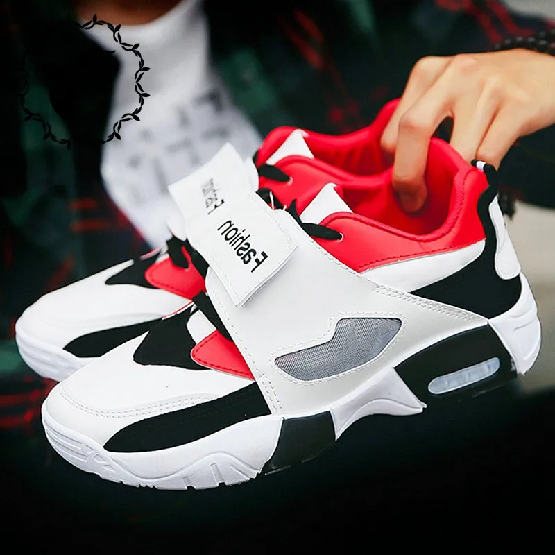 CatriCa White Red 2019 Designer Male Leather Men Shoes Trainers High Top Quality Tennis Fashion Luxury Chunky New Sneakers 5005 | Обувь