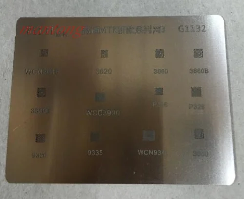 2 шт./лот BGA трафарет reball forWCN3615 WCN3620 WCN3660 WCN3660B WCN3680B WCD3990 WCD9320 WCD9335 WCN9341 WC3680 P326|bga
