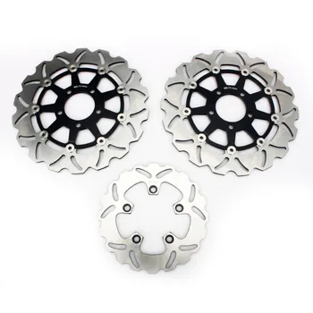 

BIKINGBOY For Suzuki SV 1000 / S SV-S 1000 SV 1000 2003 2004 2005 2006 2007 Wavy Front Rear Brake Discs Disks Rotors