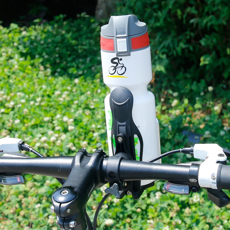 Bicycle Bottle Cage Holder Cycling Water Bottle Cage Base Convertor 360 Degree Rotatable Handlebar Seatpost Mount bicycle water bottle cage bicycle bottle holder water bottle holder