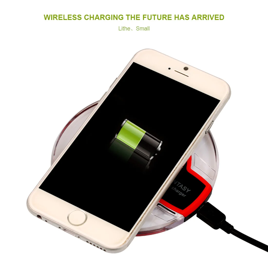 Hot Ultra Thin Crystal Wireless Charger For iphone Samsung