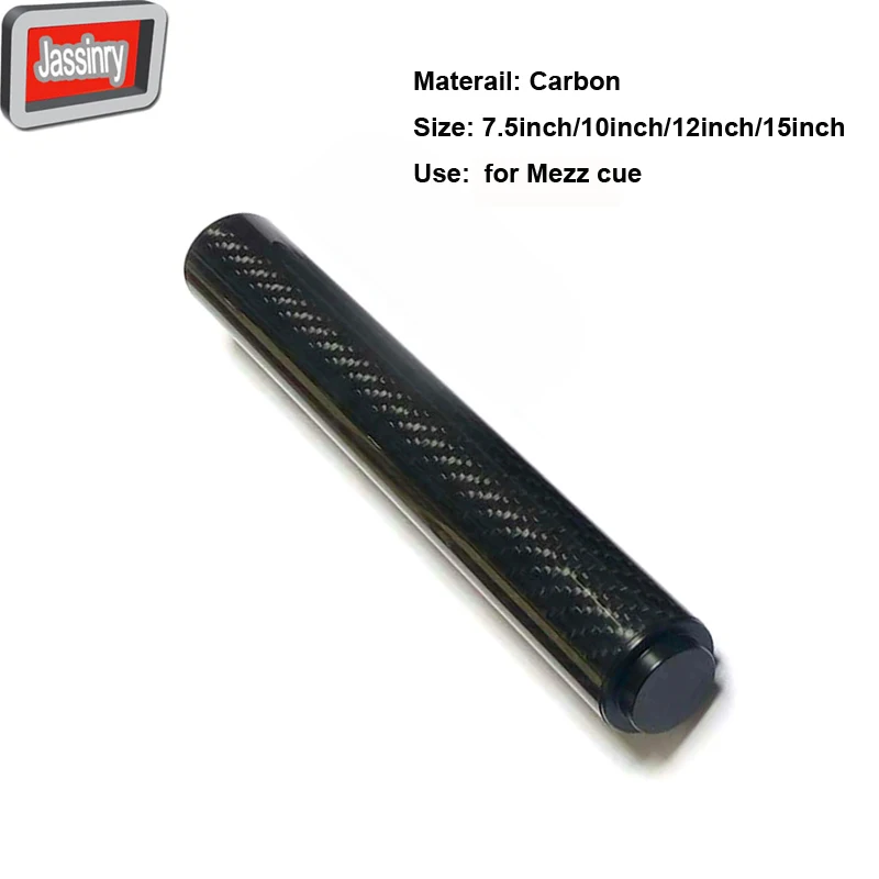 Latest 7.5inch/10inch/12inch/15inch carbon Billiards Pool cue extension