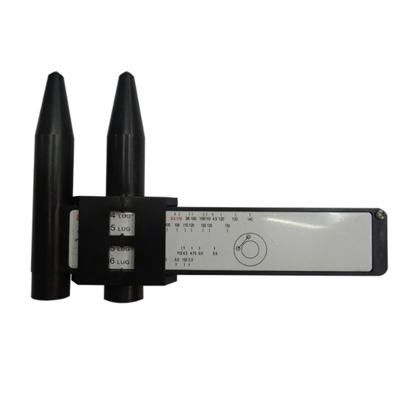 

Lug Wheel Bolt Pattern Gauge Hub Hole Pitch hand Tool Quick Measuring Measurement Tool Precision
