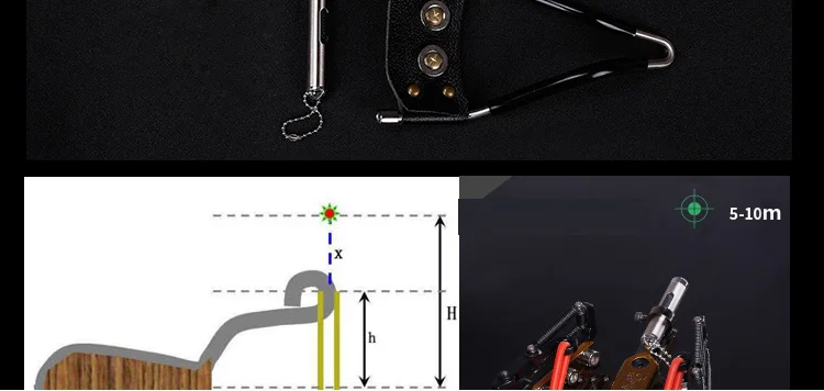 Мощная катапульта камуфляжная Рогатка из нержавеющей стали Sling Shot с зажимом и лазером для стрельбы из лука охоты стрельбы на открытом воздухе Инструменты