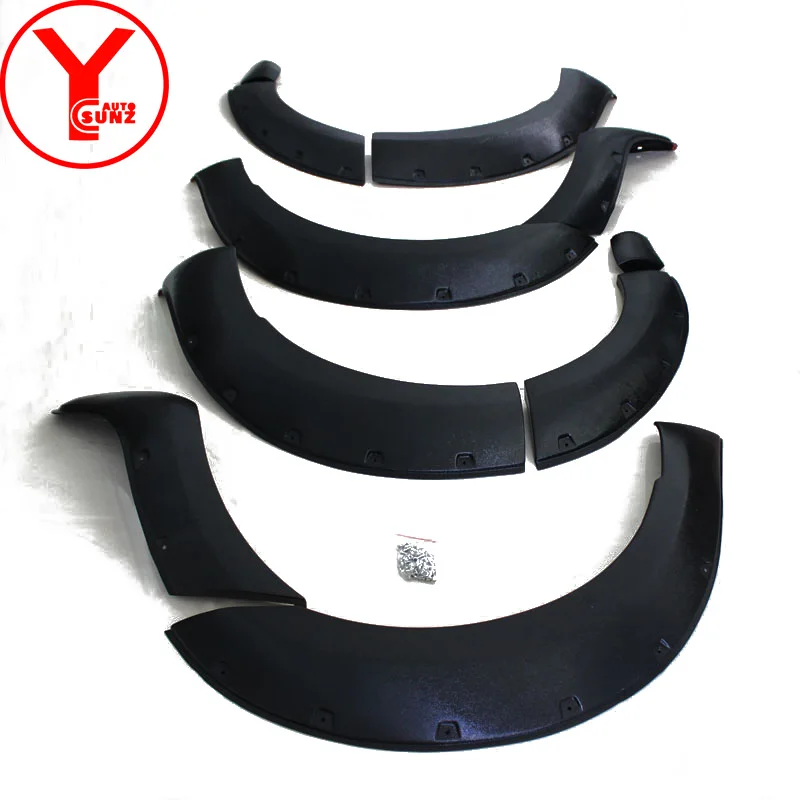 

YCSUNZ textured black fender flares for cars mud guard mudguard car accessories For Ford Everest Endeavour 2016 2017 2018 2019
