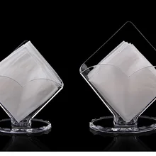 10 шт акриловый выход ткани, держатели ткани насосный обеденный стол, стоящая коробка для салфеток, Ресторан креативный держатель ткани