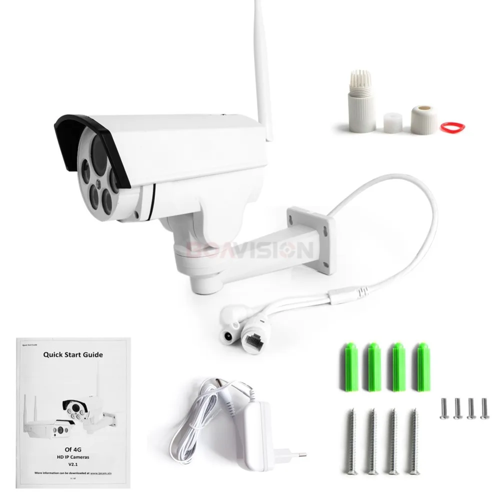 1080 P 3G 4G cámara IP PTZ al aire libre Wifi tarjeta SIM Cámara P2P soporte Micro SD tarjeta de almacenamiento wi-Fi Cámara 5X 10X lente de Zoom de cámaras de CCTV - 6