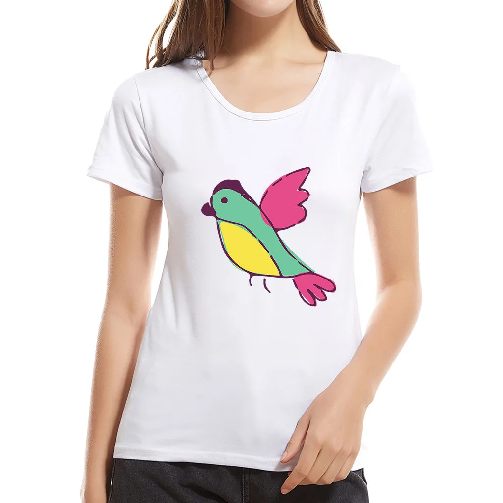 

2019 New Summer Ladies Casual Fashion Round Neck Short Sleeve Modal Cotton T-Shirt Top Best Selling Drop shipping