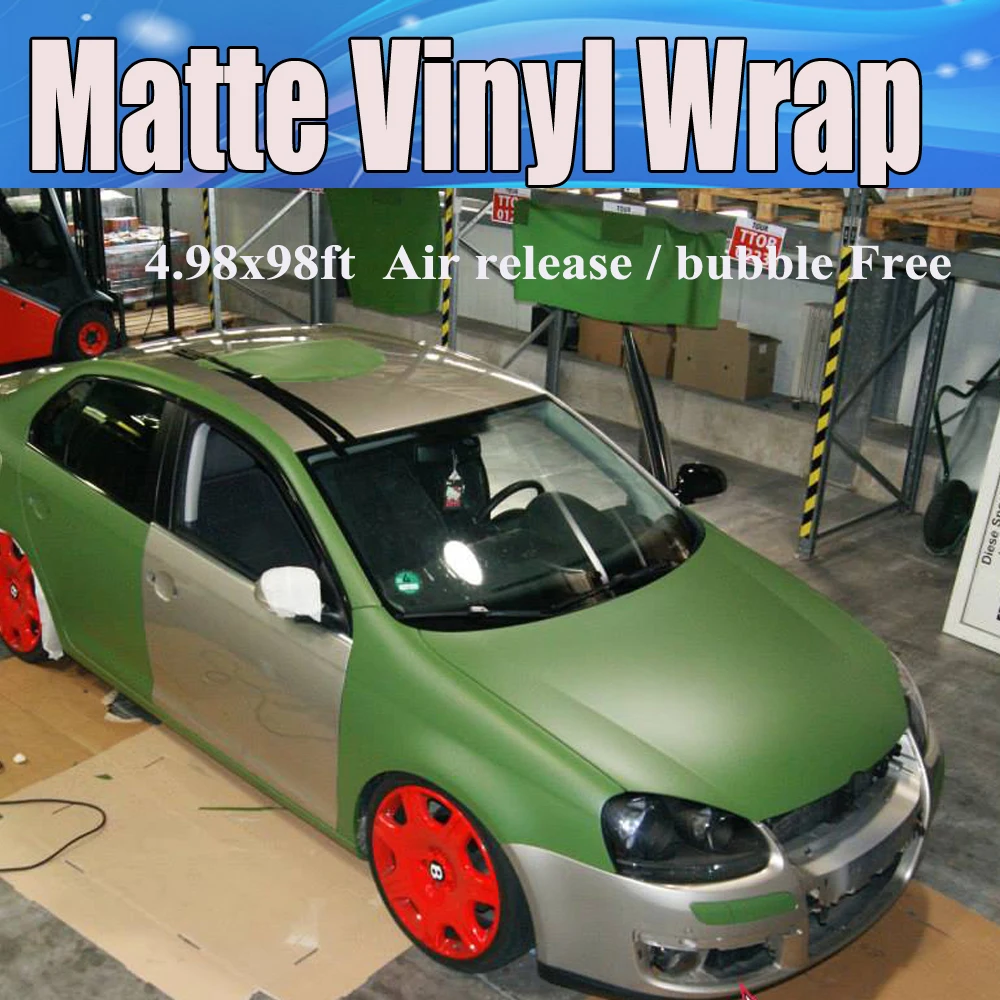 Matte Army Green Frosted Glitter Sparkle Sticker Decal Sheet Car Vinyl Wrap Film DIY Embroidery 