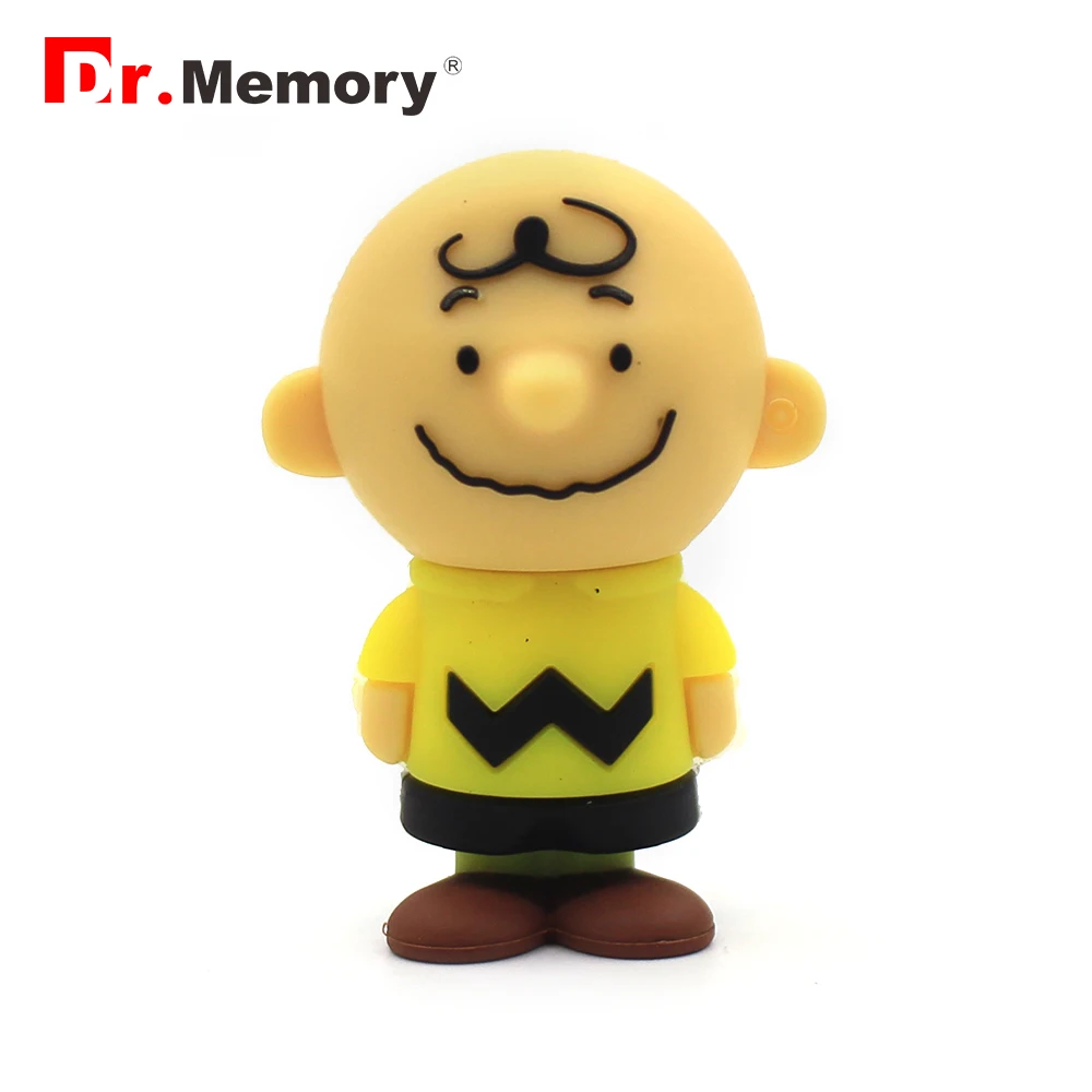 

Dr.memory Cartoon Charlie Brown Pendrive Usb Flash Memory Drive 128GB Usb Stick 64GB 32GB 16GB 8GB 4GB Toy Peanuts