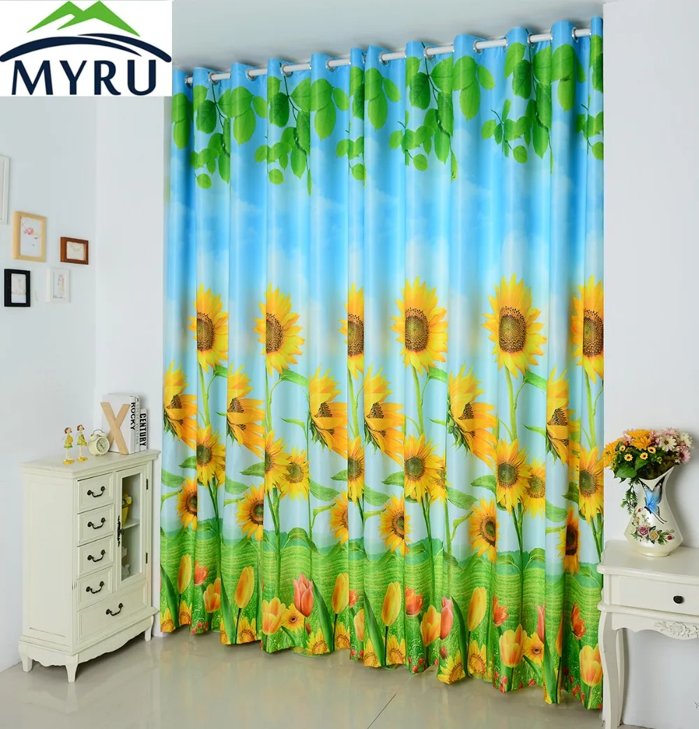Popular Sunflower Curtains Bedroom-Buy Cheap Sunflower Curtains Popular Sunflower Curtains Bedroom-Buy Cheap Sunflower Curtains