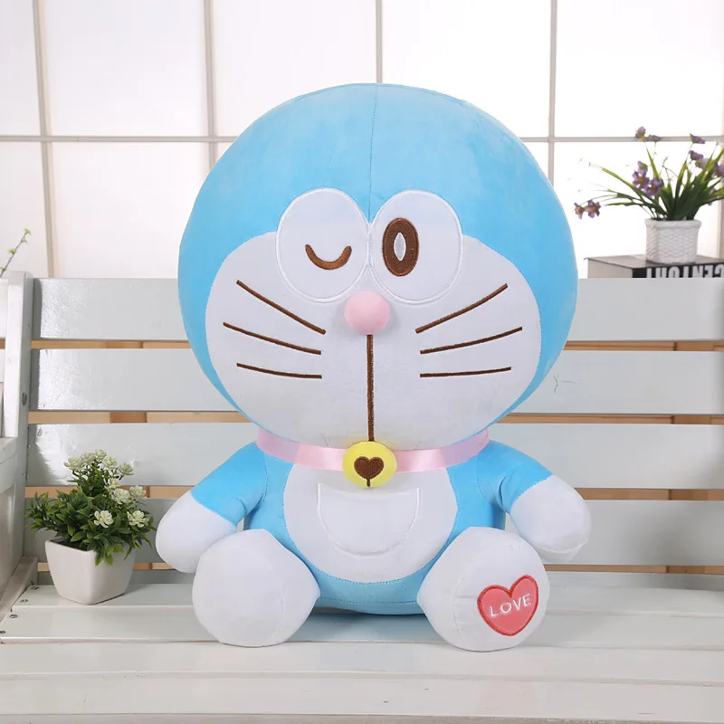 Большой размер 30 60 см мягкая плюшевая игрушка в стиле аниме Stand By Me Doraemon подушка