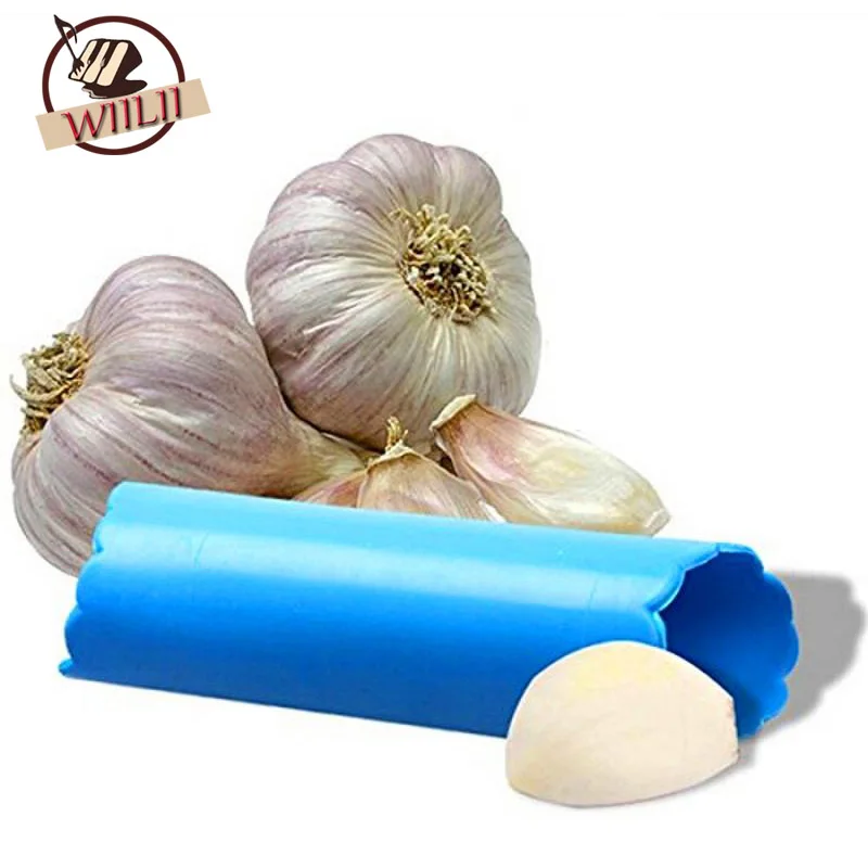 WIILII New Creative Silicone Garlic Peeler Vegetable Peeler Practical
