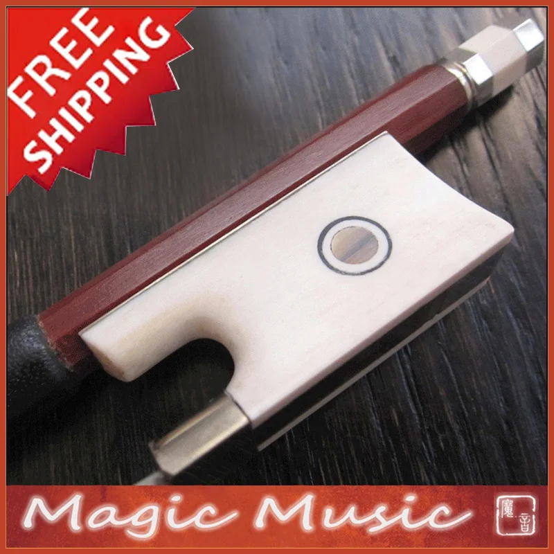 

Free Shipping! PERNAMBUCO Violin Bow with Ivory Frogs Size 4/4, Good Balanced & Quick Response