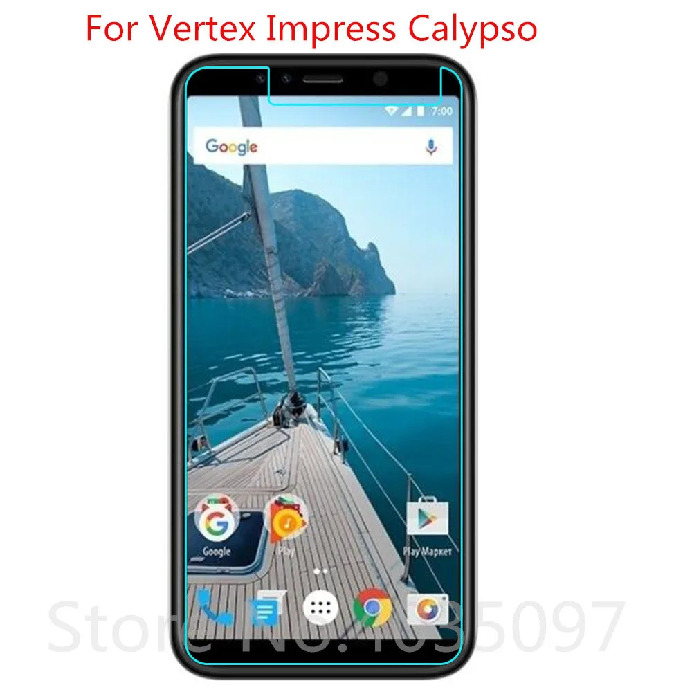 

9H Premium Tempered Glass For Vertex Impress Calypso Screen Protector Toughened protective film For Vertex Impress Calypso Glass
