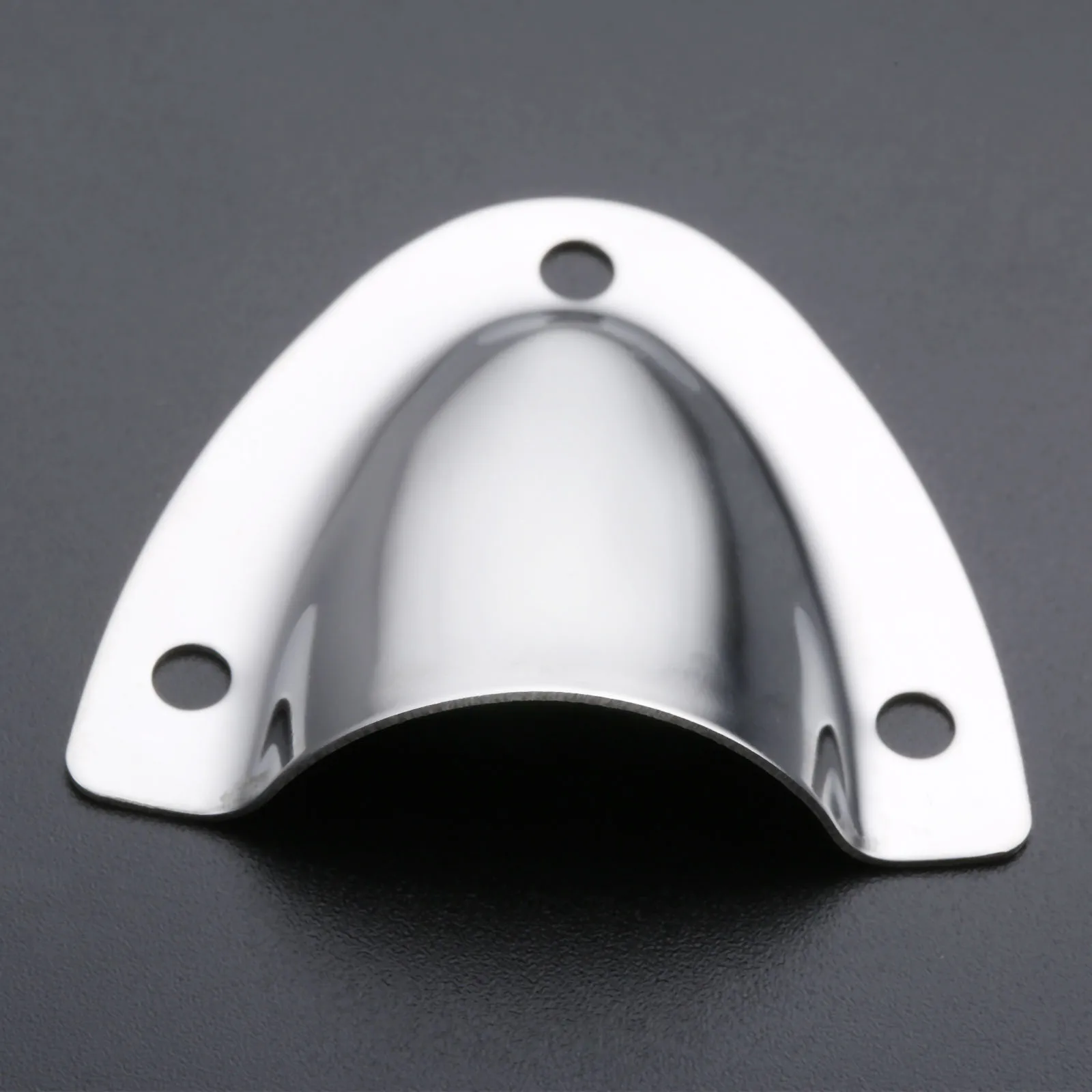 1pc 316 Stainless Steel Midget Clam Shell Wire Cable Vent Cover for Boat Marine 39 x 45mm