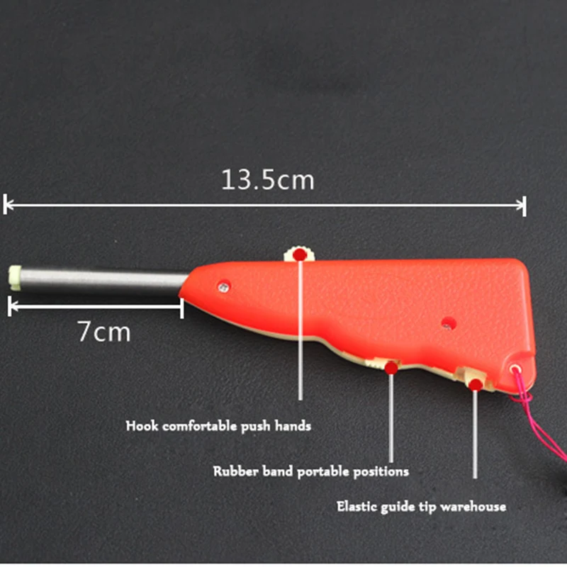 Легкая переносная пушка-стиль рыболовный крючок из приманки приспособление для снятия наживки алюминиевый трубный крючок экстрактор устройство рыболовные принадлежности PESCA