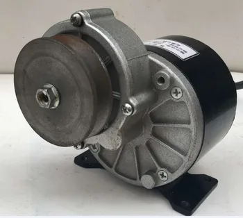

250w 12 v DC gear brushed motor with belt pulley, MY1016Z2