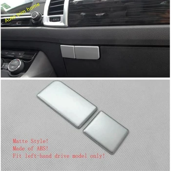 

Lapetus The Co-pilot Glove Box Button Switch Cover Trim Fit For Skoda Kodiaq 2017 2018 2019 2020 ABS Matte / Carbon Fiber Look