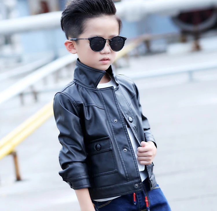 Dimusi Bahar Suni Deri Motor Ceket Cocuk Sonbahar Cocuklar Pu Ceket Ceket Windbreak Dis Giyim Cocuk Giysileri Bc041 Jackets For Children Leather Jackets For Childrenleather Jackets For Kids Aliexpress
