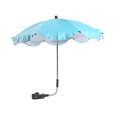 Зонт для детской коляски зонтик Багги стул съемный свободно регулируемый Зонт Подставка для детской коляски Аксессуары - Цвет: sky-blue