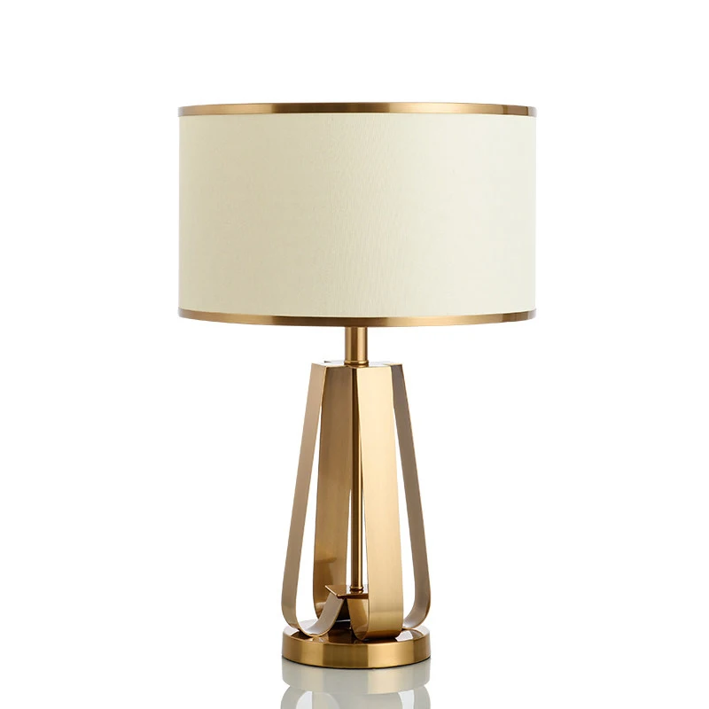

Nordic Fabric Table Lamp With E27 Led Lamp Cloth Lampshade Lamparas De Mesa Desk Light Decoration Luminaria For Living Room