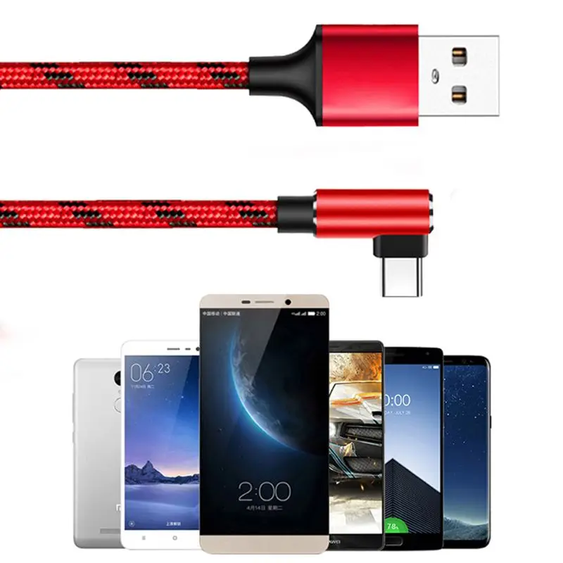 USB 3,1 type C 90 градусов быстрый зарядный кабель USB C шнур данных зарядное устройство для samsung S10 S8 S9 Note 9 8 Xiaomi 9 mi8 mi6 mate 10/20