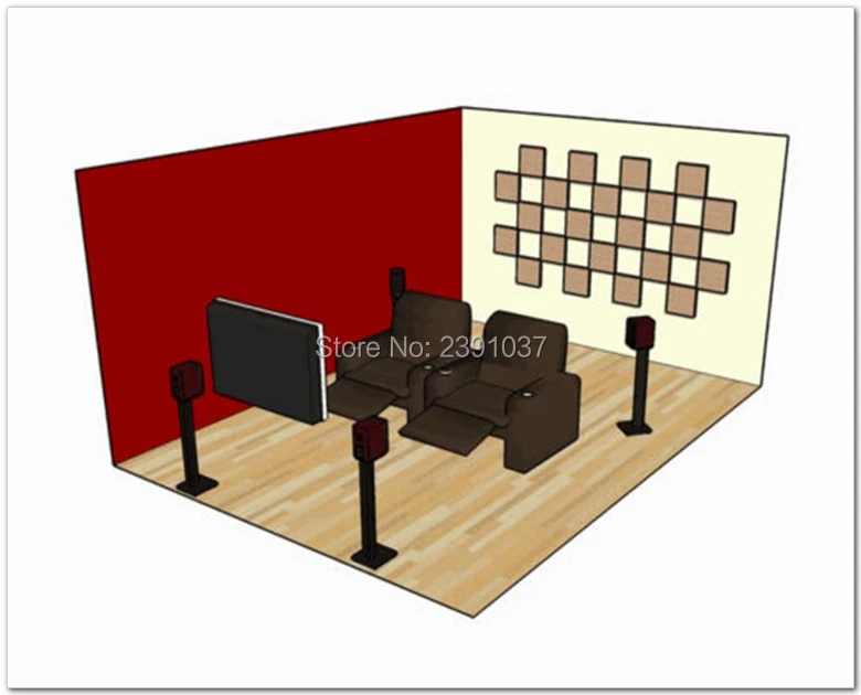 âm Màu Phân United Tán điều Prim States bọt Pro acoustic Giảm giá acoustic thước thanh Đen Acoustic cuối điều 30*30*5 Thanh kích trị 24 USD pcs LA Dollar khiển Khối Stop118 Âm Broadway bảng cm cùng 7 âm Màu Phân United 7