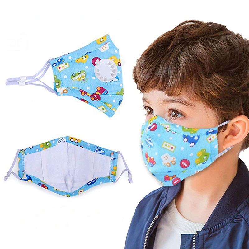 

Kid Dust Mask Anti Pollution PM2.5 Mouth Mask N95 Cartoon Anti-Dust Breathable Cotton Face Mask for Children Baby