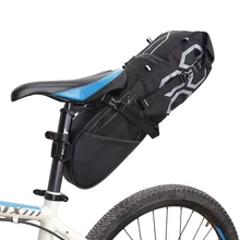 AOXIN 12L 600d waterproof fabric roswheel bicycles bag Mountain bike tail pack road riding equipment saddle bag